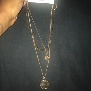 Express layered love necklace